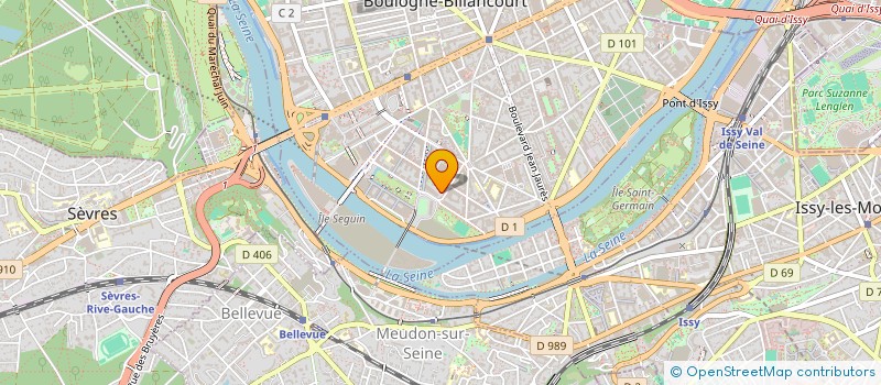 localisation de l'entreprise MADAME VERONIQUE PARJADIS DE LARIVIERE à BOULOGNE-BILLANCOURT
