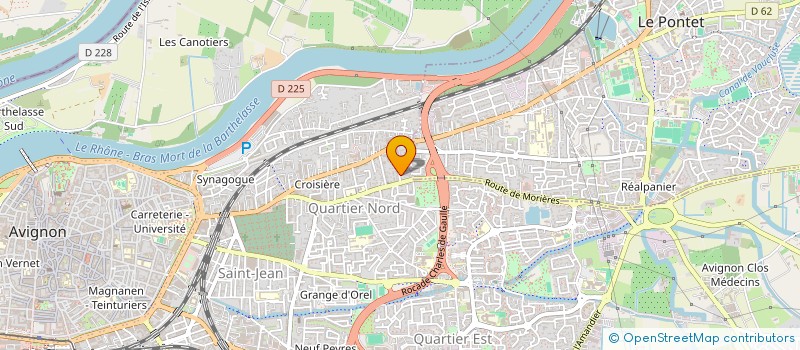 localisation de l'entreprise MADAME VERONIQUE PARTOUCHE  AVIGNON