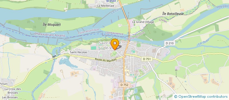 localisation de l'entreprise MADAME VERONIQUE PASQUIER  MAUGES-SUR-LOIRE