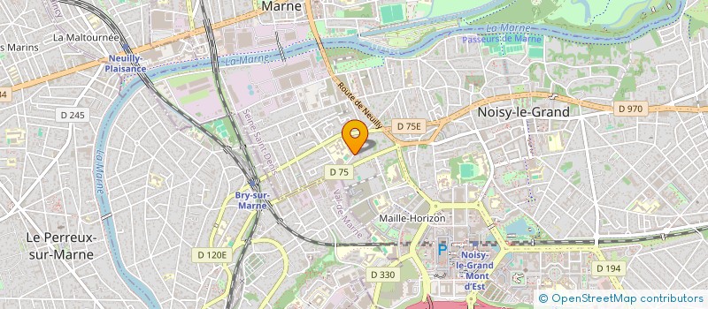 localisation de l'entreprise MADAME VERONIQUE PASSANT  NOISY-LE-GRAND