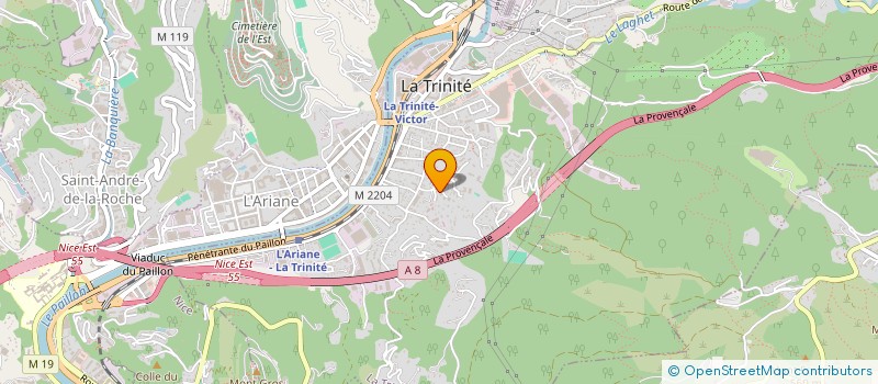 localisation de l'entreprise MADAME VERONIQUE PAUGET à LA TRINITE