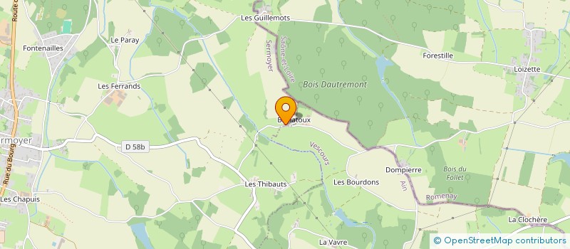 localisation de l'entreprise MADAME VERONIQUE PAUGET à SAINT-ETIENNE-SUR-REYSSOUZE