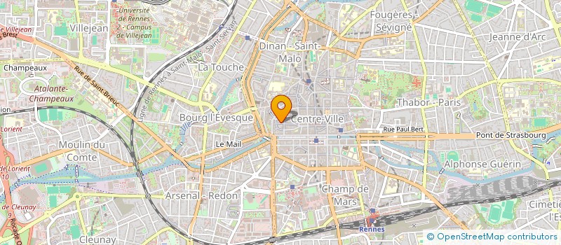 localisation de l'entreprise MADAME VERONIQUE PAULET  RENNES