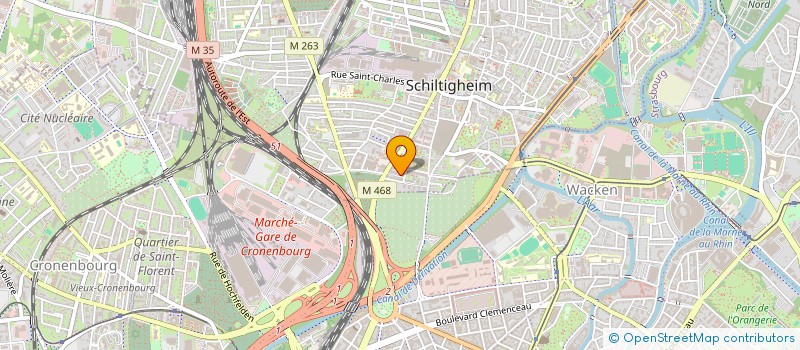 localisation de l'entreprise MADAME VERONIQUE PAULUS  SCHILTIGHEIM