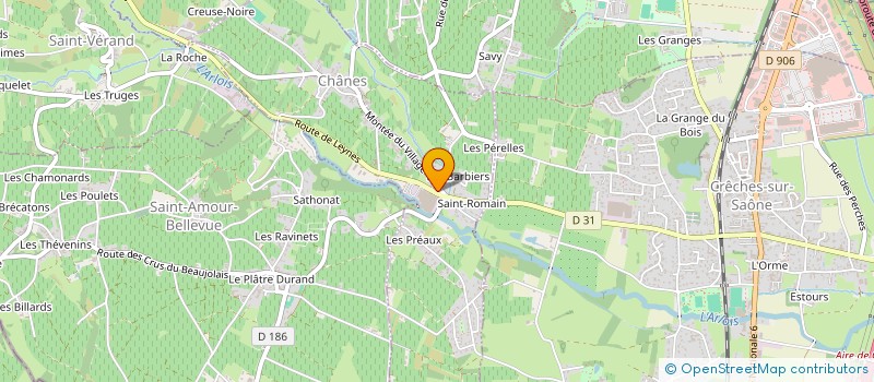 localisation de l'entreprise MADAME VERONIQUE PAYSAC  CHANES