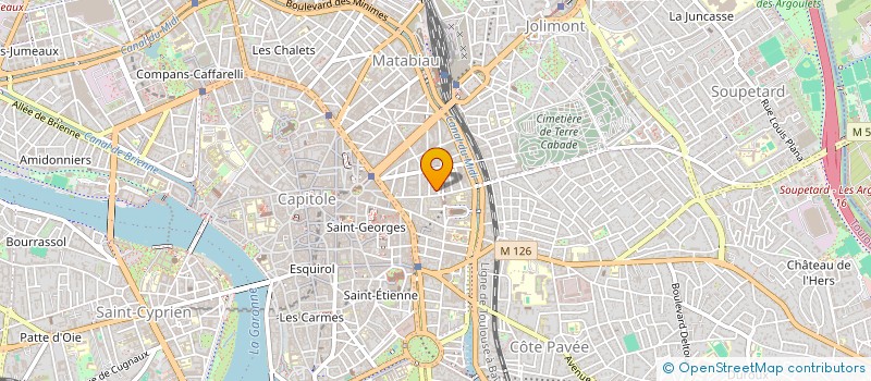 localisation de l'entreprise MADAME VERONIQUE PECH  TOULOUSE