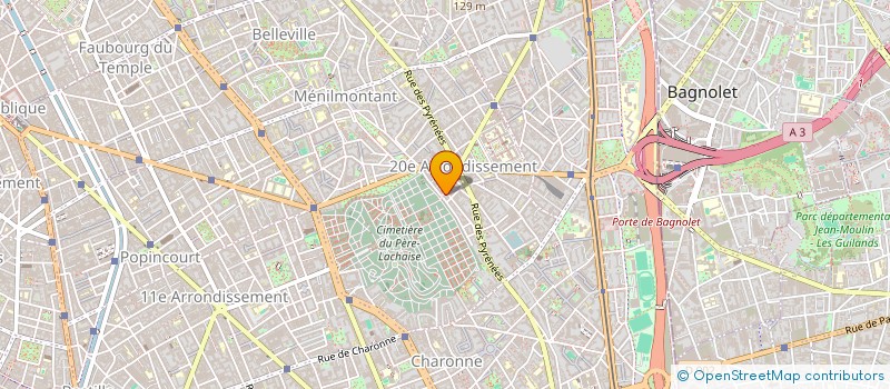 localisation de l'entreprise MADAME VERONIQUE PECHUZAL  PARIS