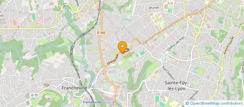 localisation de l'entreprise MADAME VERONIQUE PELLETIER  FRANCHEVILLE