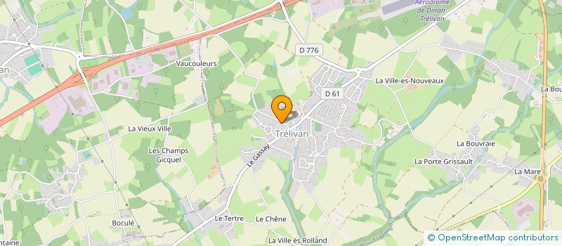 localisation de l'entreprise MADAME VERONIQUE PENOT  CALORGUEN