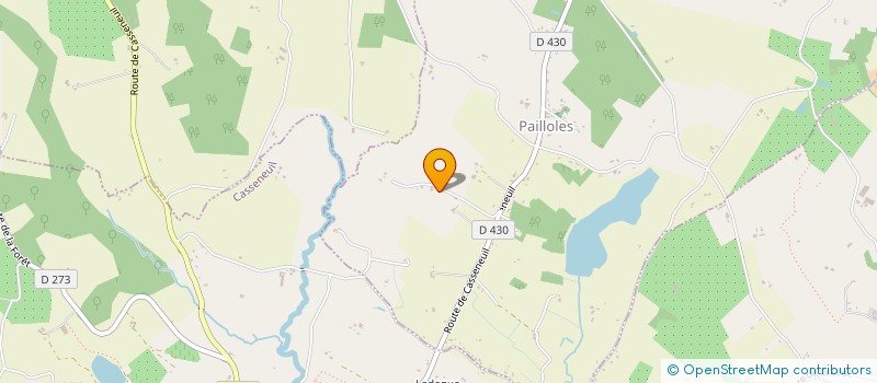 localisation de l'entreprise MADAME VERONIQUE PEPIN  PAILLOLES