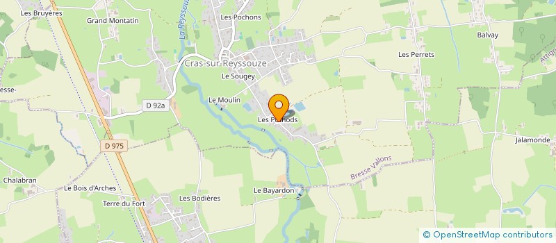 localisation de l'entreprise MADAME VERONIQUE PEREZ à BRESSE VALLONS