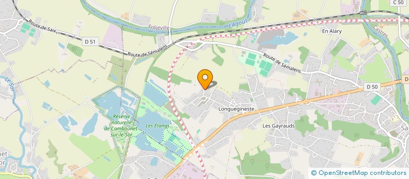 localisation de l'entreprise MADAME VERONIQUE PERILHOU  SAIX