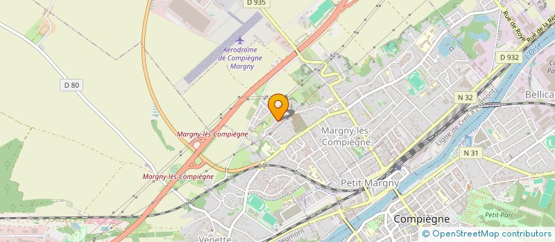 localisation de l'entreprise MADAME VERONIQUE PERKO  MARGNY-LES-COMPIEGNE