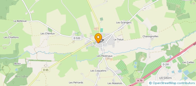 localisation de l'entreprise MADAME VERONIQUE PERRAULT DE JOTEMPS  BESSON