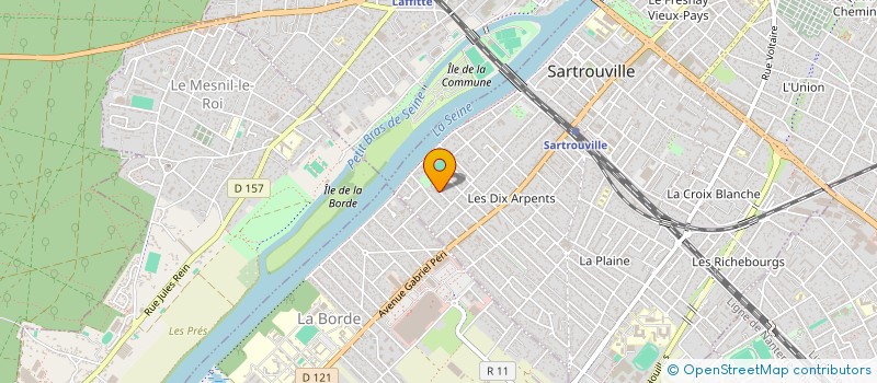 localisation de l'entreprise MADAME VERONIQUE PERREDO  SARTROUVILLE