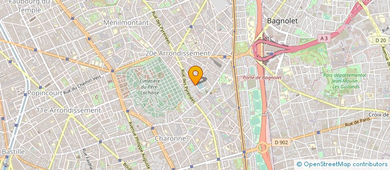 localisation de l'entreprise MADAME VERONIQUE PERRIN  PARIS