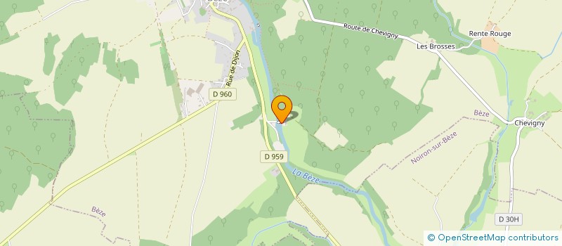 localisation de l'entreprise MADAME VERONIQUE PERRIN à DIJON