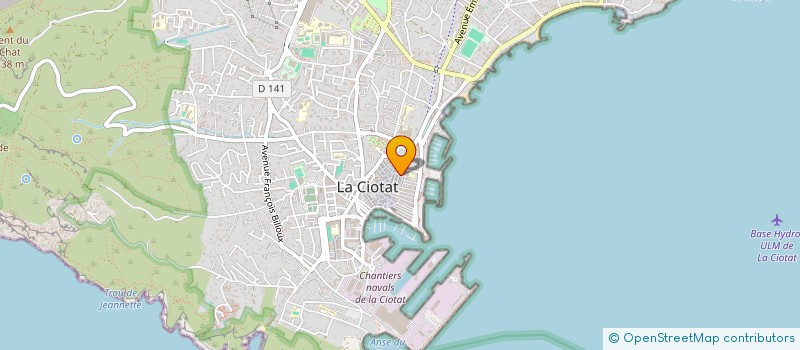 localisation de l'entreprise MADAME VERONIQUE PESQUE à LA CIOTAT