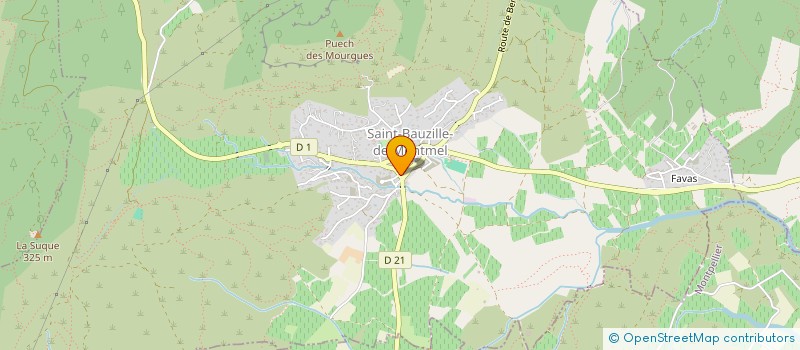 localisation de l'entreprise MADAME VERONIQUE PETIT  SAINT-BAUZILLE-DE-MONTMEL