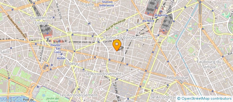 localisation de l'entreprise MADAME VERONIQUE PETITJEAN à PARIS