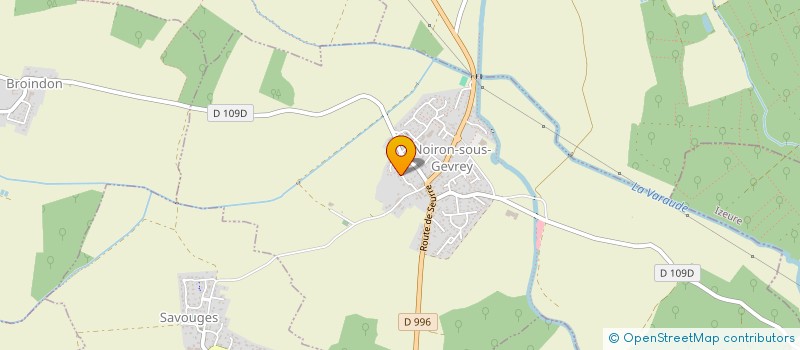 localisation de l'entreprise MADAME VERONIQUE PETITJEAN  NOIRON-SOUS-GEVREY