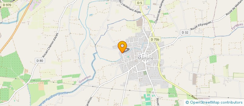 localisation de l'entreprise MADAME VERONIQUE PETRALIA  MAILLANE