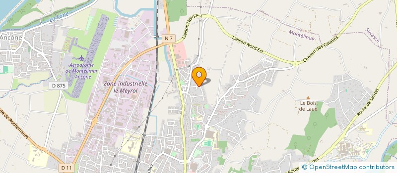 localisation de l'entreprise MADAME VERONIQUE PEYRON  MONTELIMAR