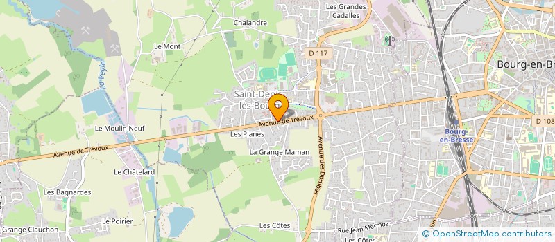 localisation de l'entreprise MADAME VERONIQUE PHARABOZ-RAJON à SAINT-DENIS-LES-BOURG