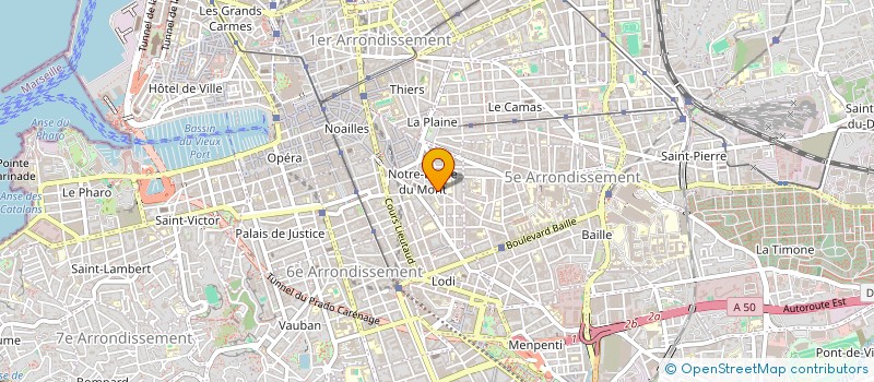 localisation de l'entreprise MADAME VERONIQUE PHILIPPE à MARSEILLE