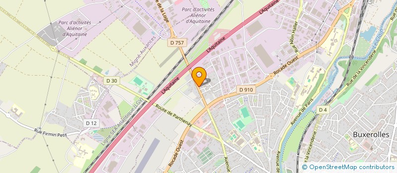 localisation de l'entreprise MADAME VERONIQUE PICHEREAU  POITIERS