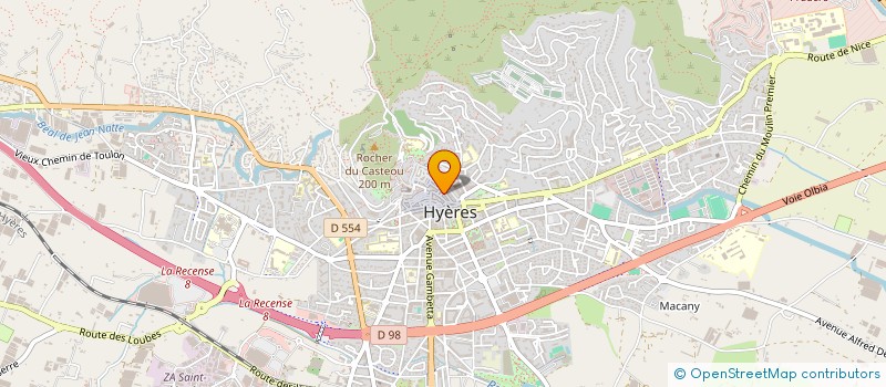 localisation de l'entreprise MADAME VERONIQUE PICHOU  HYERES