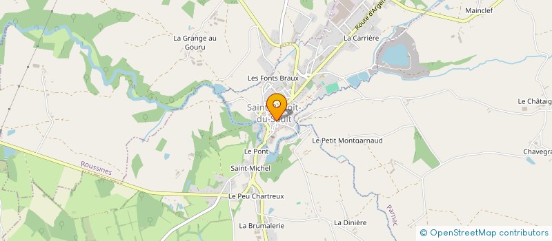 localisation de l'entreprise MADAME VERONIQUE PIGET à SAINT-BENOIT-DU-SAULT