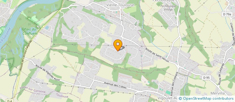 localisation de l'entreprise MADAME VERONIQUE PINAULT à VIEILLE-TOULOUSE