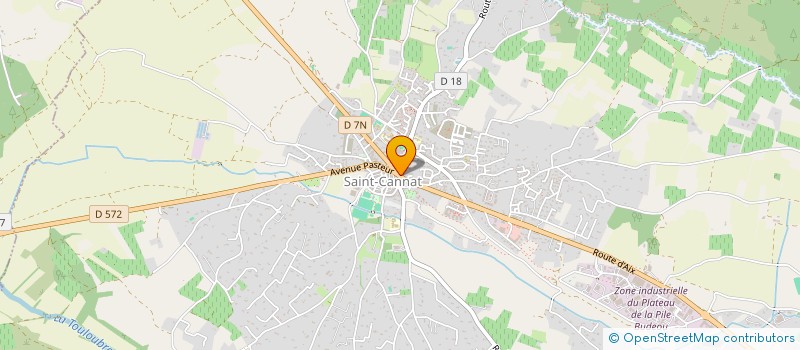 localisation de l'entreprise MADAME VERONIQUE PINEL  SAINT-CANNAT