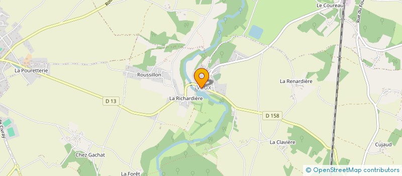 localisation de l'entreprise MADAME VERONIQUE PINTUREAU  VALENCE-EN-POITOU