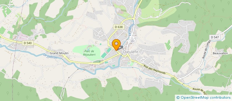 localisation de l'entreprise MADAME VERONIQUE PIOCH  DIEULEFIT