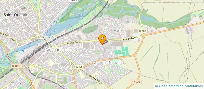 localisation de l'entreprise MADAME VERONIQUE PIOTROWSKI  SAINT-QUENTIN