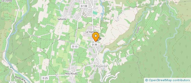 localisation de l'entreprise MADAME VERONIQUE PIQUEMAL  RIGARDA