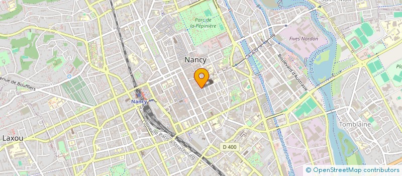 localisation de l'entreprise MADAME VERONIQUE PIRE  NANCY