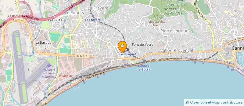 localisation de l'entreprise MADAME VERONIQUE PIROLLO à CANNES