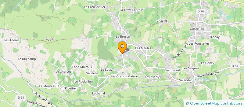 localisation de l'entreprise MADAME VERONIQUE PIRRI à PORTE-DES-PIERRES-DOREES