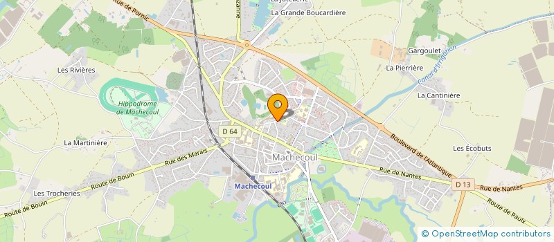 localisation de l'entreprise MADAME VERONIQUE PISTORIUS  MACHECOUL-SAINT-MEME