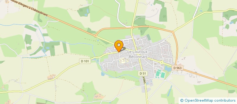 localisation de l'entreprise MADAME VERONIQUE PLASSAIS  VAL D'ERDRE-AUXENCE