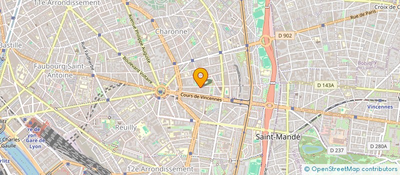 localisation de l'entreprise MADAME VERONIQUE PLAT à PARIS