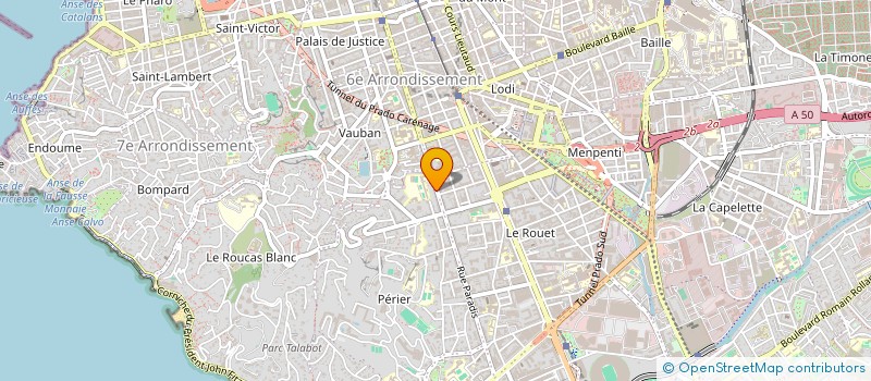localisation de l'entreprise MADAME VERONIQUE PLAT à MARSEILLE