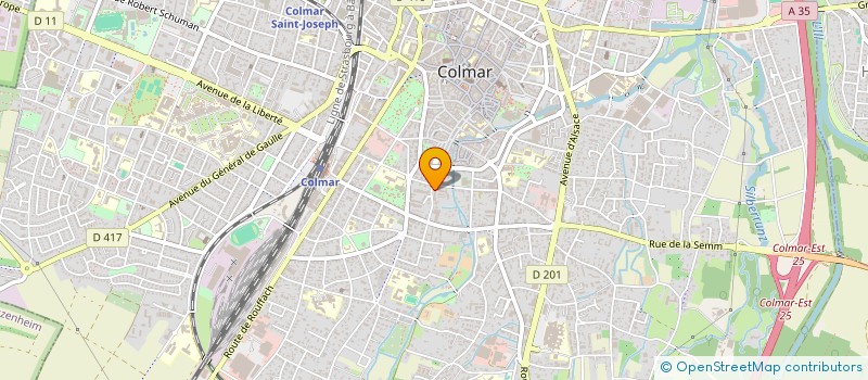 localisation de l'entreprise MADAME VERONIQUE PLATAROTI  COLMAR