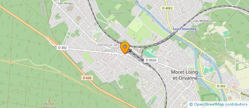 localisation de l'entreprise MADAME VERONIQUE PLATEAU  MORET-LOING-ET-ORVANNE