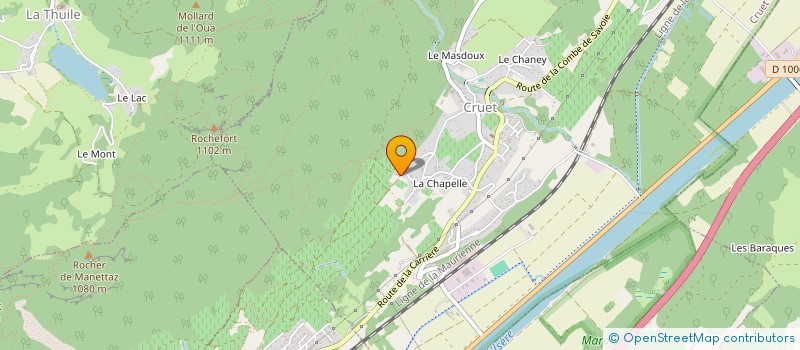 localisation de l'entreprise MADAME VERONIQUE PLAZENET  CRUET