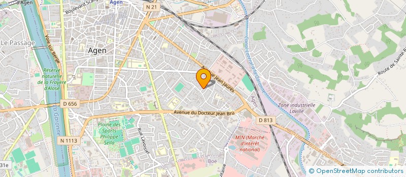 localisation de l'entreprise MADAME VERONIQUE POIREAU  AGEN