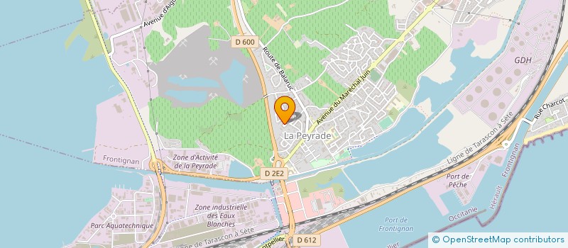 localisation de l'entreprise MADAME VERONIQUE POIRSON à FRONTIGNAN